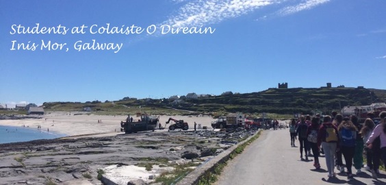 564 x 290 Our Students at Colaiste O Direain Inis Mor Galway - Irish Summer College